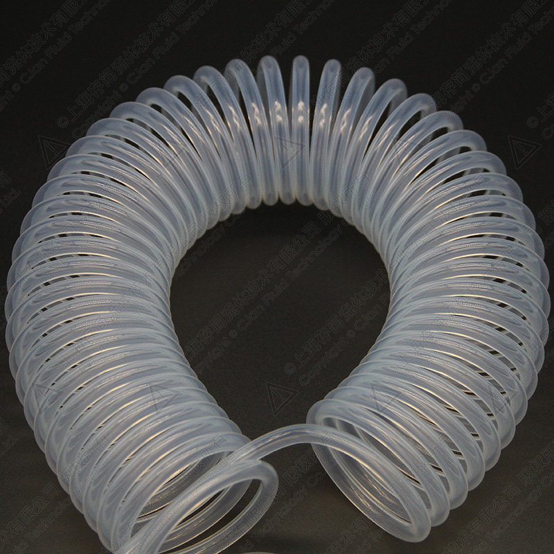 Tubo espiral/resorte PFA