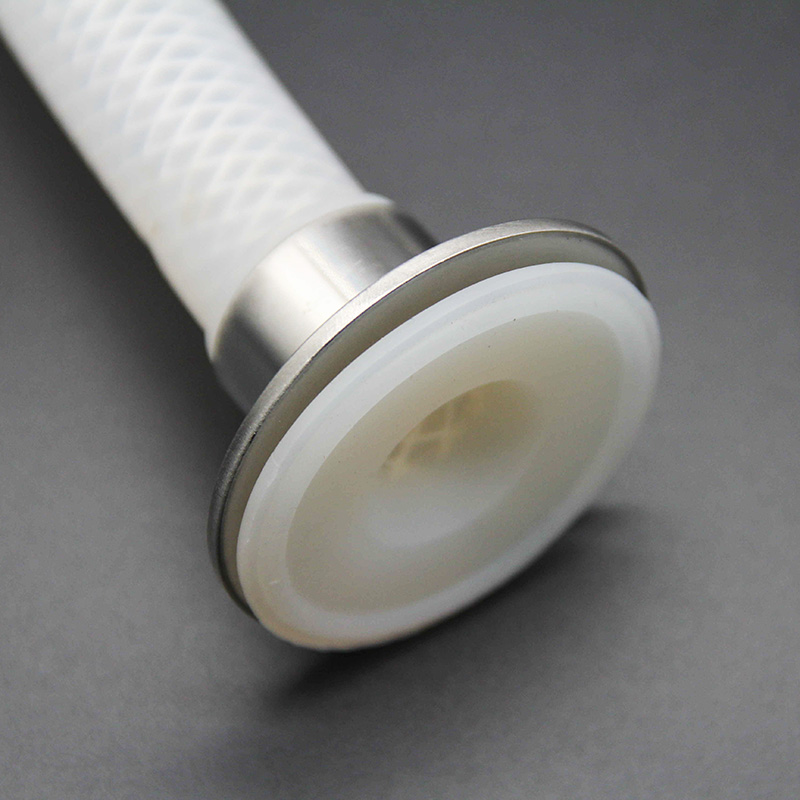 CJFLEX Manguera de silicona curada con platino con ensamblaje Tri-clamp revestido