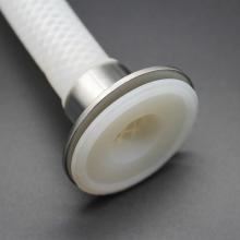 CJFLEX Manguera de silicona curada con platino con ensamblaje Tri-clamp revestido